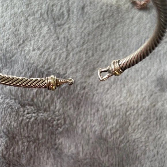 David Yurman Silver and Gold Bracelet - Picture 5 of 12